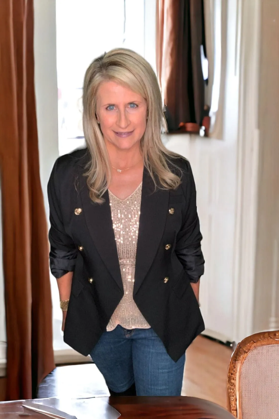 Celeste Military Inspired Blazer