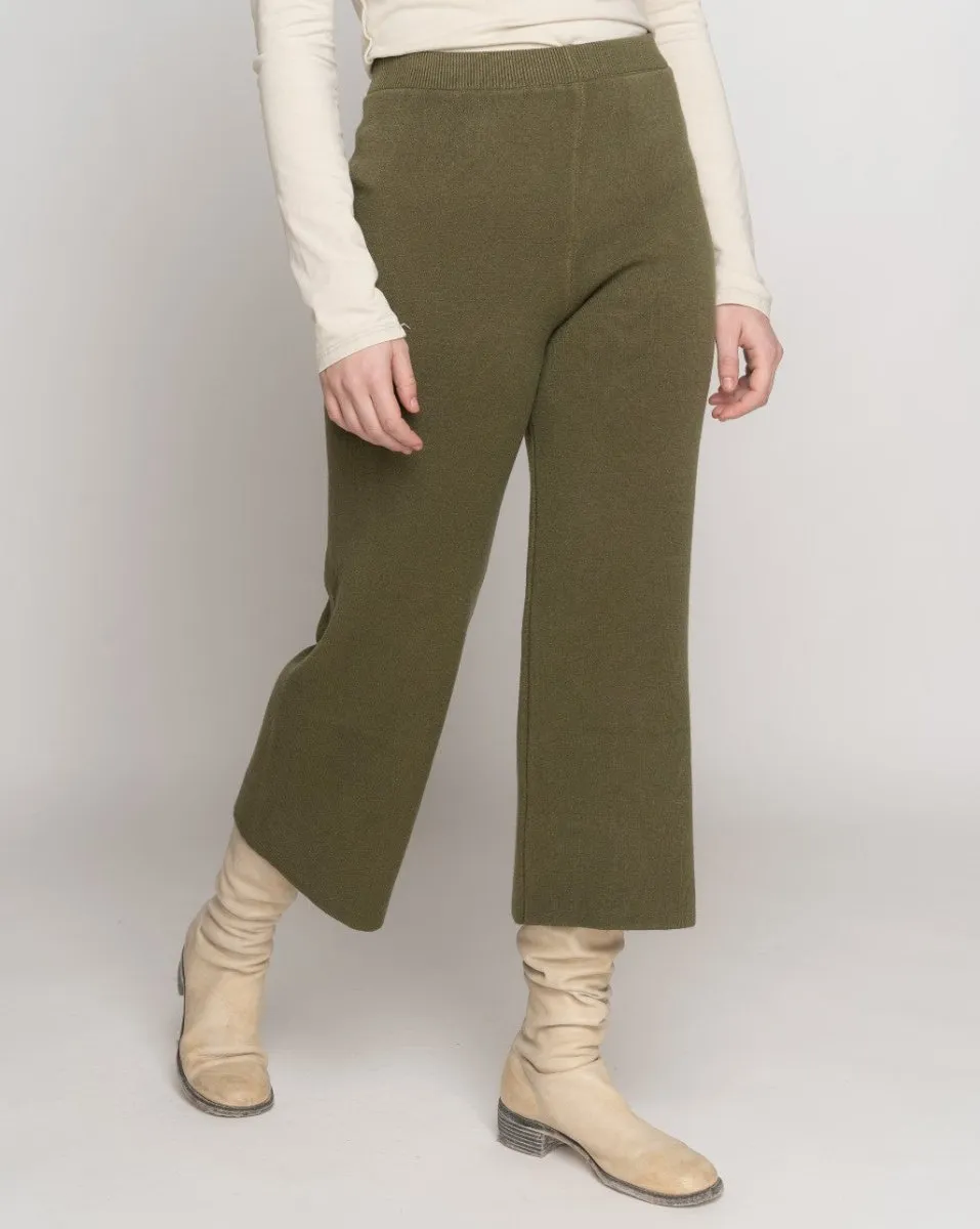 Elastic Wide-Leg Sweatpant