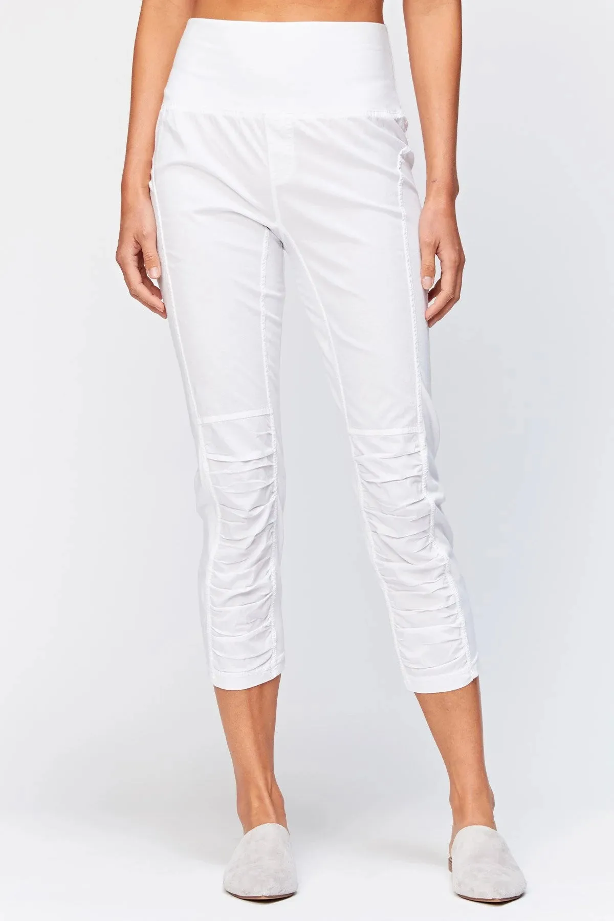 HIGH WAISTED JETTER CROP PANTS