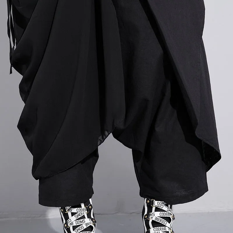 Jem Draped Cross-Front Harem Pants