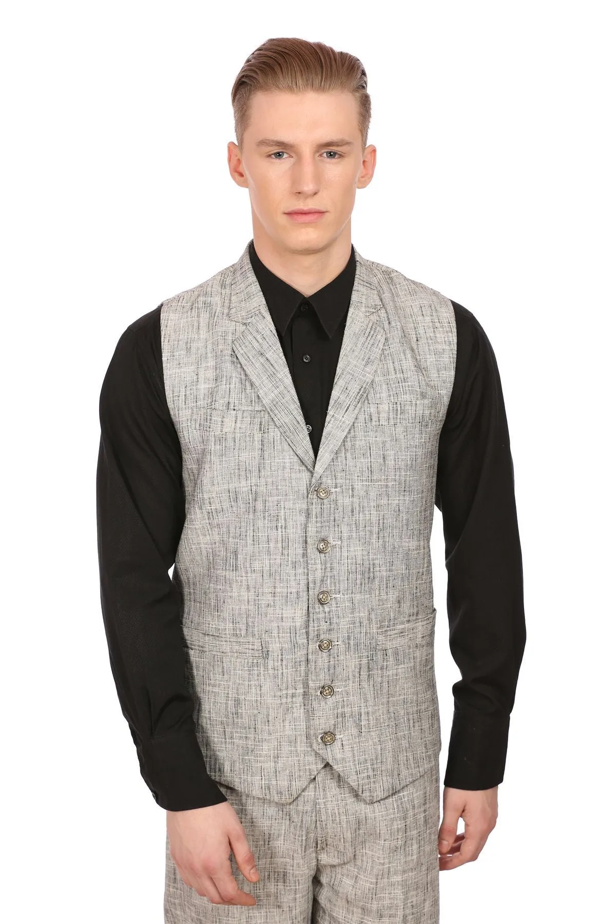 Linen Silver Jacket
