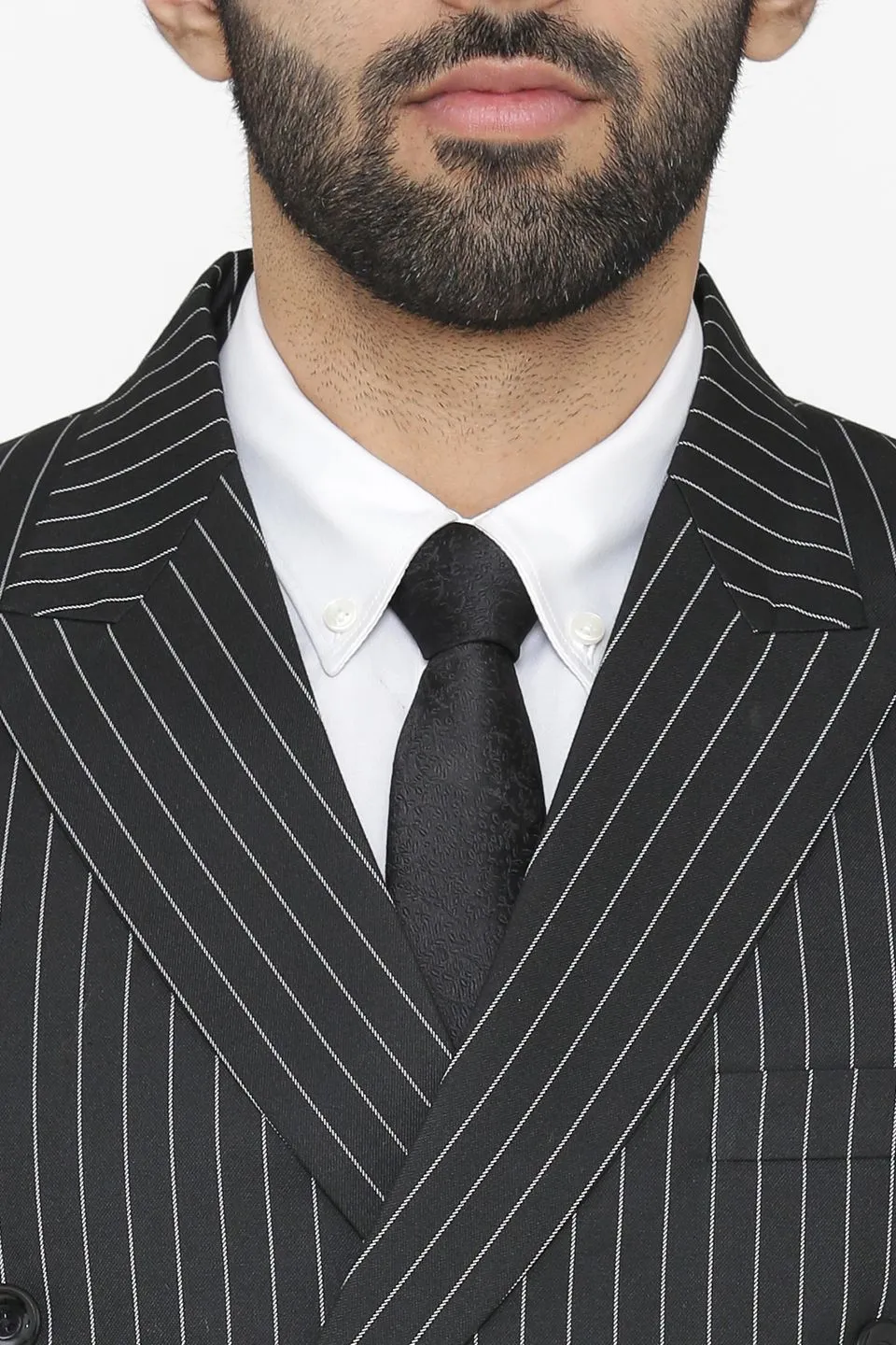 Polyester Cotton Black Blazer