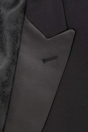 "Milan" Black Tuxedo Jacket