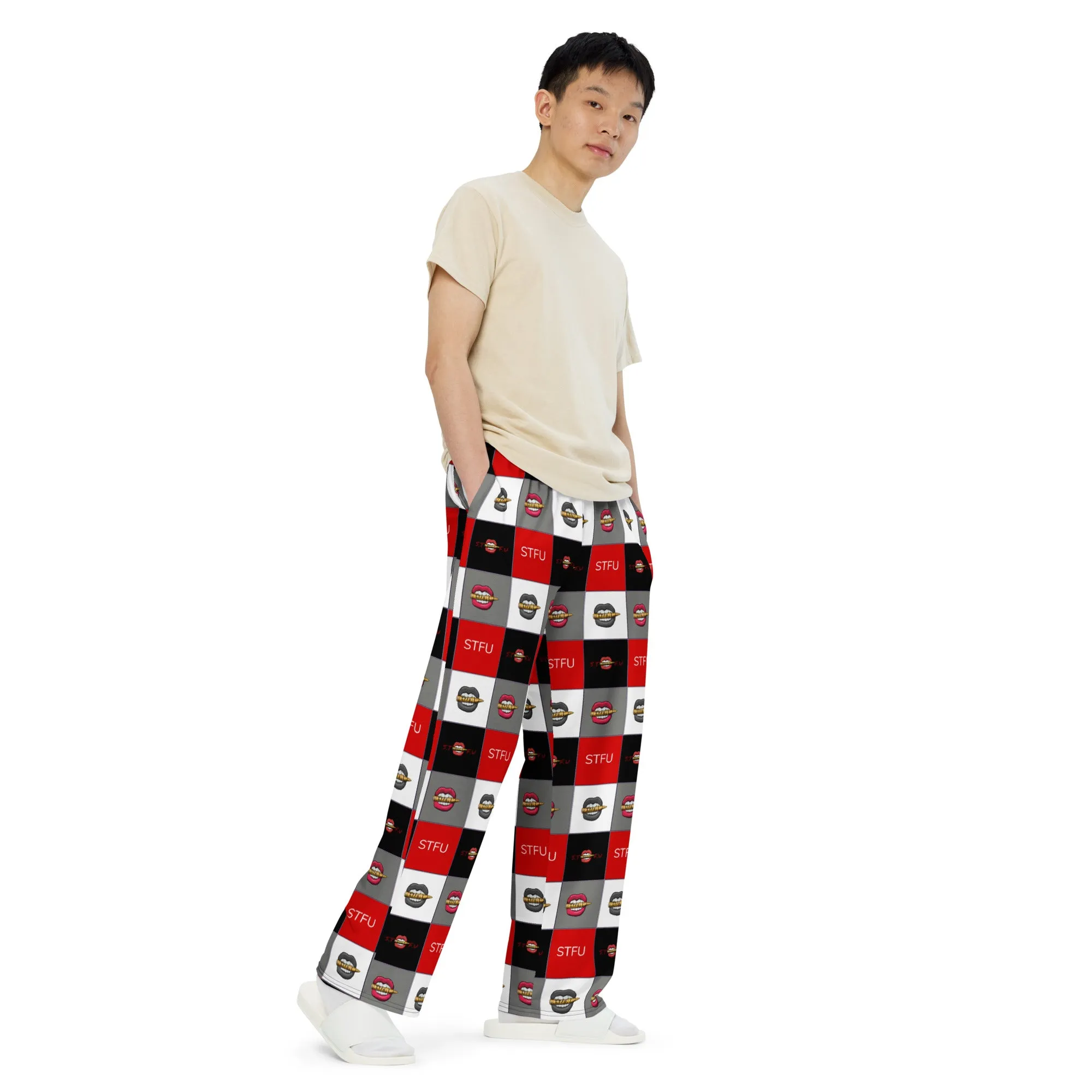 STFU Colorblock Unisex Wide-Leg Pants